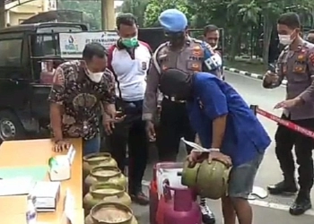 Polisi Grebeg Lokasi Penyuntikan Gas Subsidi 3 Kg ke 12 Kg, Satu Pelaku Diburu