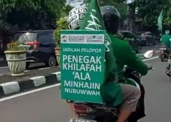 Densus 88 Antiteror Selidiki Konvoi Motor Beratribut Khilafah di Cawang