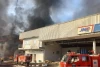 Kebakaran Gudang JNE di Cimanggis Depok