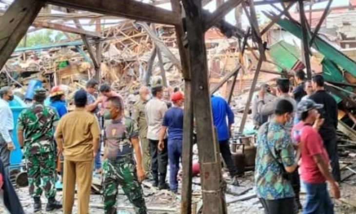 Ledakan di Sibolga, Tiga Warga Luka-luka