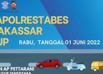 Hari Lahir Pancasila, Polrestabes Makassar Adakan Lomba Maraton 10 Km