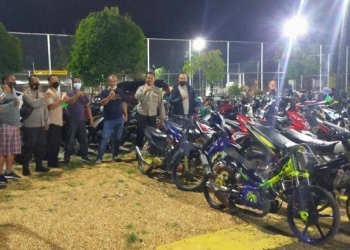 Ratusan Motor Hendak Balap Liar Disita Satlantas Polres Pamekasan
