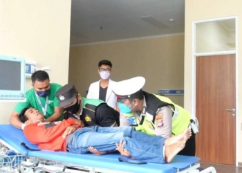 Jelang Ajang MotoGP, Satlantas Polres Loteng Gelar Pelatihan Pertolongan Lakalantas