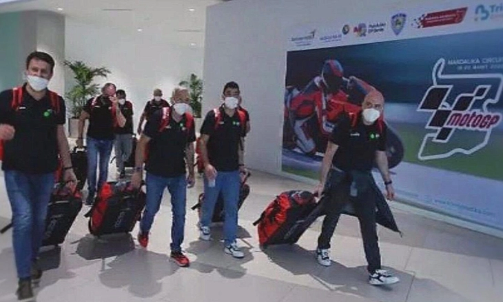 Pembalap MotoGP Kembali ke Lombok