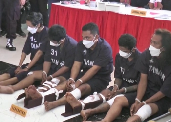 Ini Wajah 5 Tersangka Penembak Istri TNI