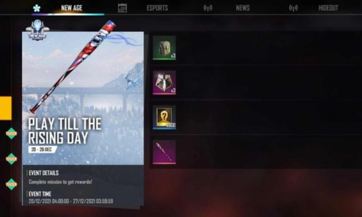 2 Minggu Lagi, Free Fire akan Banjir Hadiah dan Skin Gratis