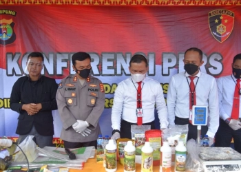 Ada  Produsen Pupuk Ilegal di Pringsewu Lampung