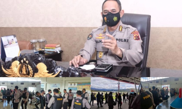 Polda Papua Kirim 310 Personel Gabungan ke Yalimo Amankan Pelaksanaan PSU