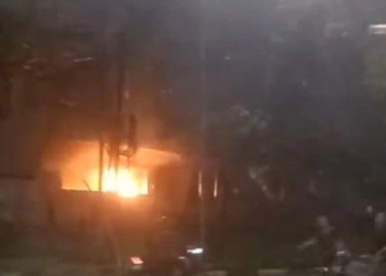 Pos Polisi di Pejompongan Dibakar Orang Tak Dikenal