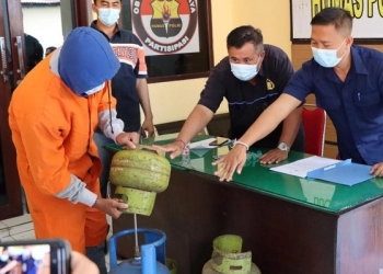 Rumah Pengoplos Elpiji di Buleleng Digerebek 