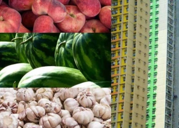 Di China Uang Muka Beli Rumah Dibayar dengan Buah persik, Semangka, dan Bawang Putih