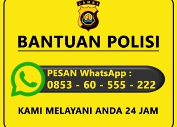 Rawan Kejahatan dan Genk Motor, Polda Jambi Sebar Nomor Pengaduan