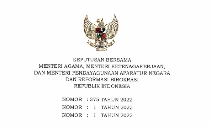 Pemerintah Tambahkan Empat Hari Cuti Bersama
