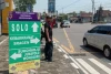 Jelang Mudik, Satlantas Polres Karanganyar dan Dishub Pasang Rambu Jalan