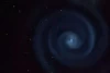 Spiral Misterius Cahaya Biru Terlihat di Langit