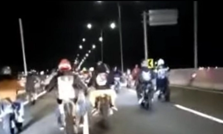Inilah Alasan Komunitas Supermoto Terobos Jalan Tol Kelapa Gading-Pulogebang