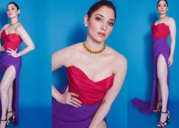 Tamannaah Melengkapi Tubuhnya dengan Balutan Busana yang Seksi