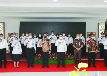 Wagub Andika Hadiri Pembangunan Zona Integritas di Kemenkumham Banten