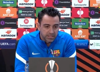 Xavi : Habitat Barca di Liga Champions
